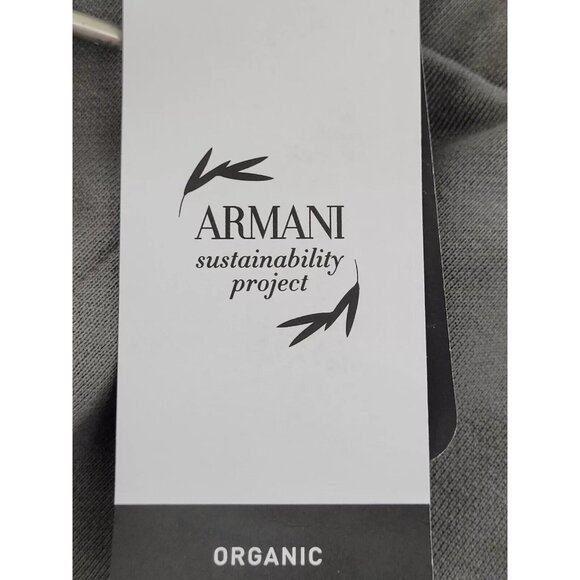 A|X ARMANI EXCHANGE Mens 2XL Falling Logo Jogger Track Pants Pewter Gray Trouser - Picture 9 of 10